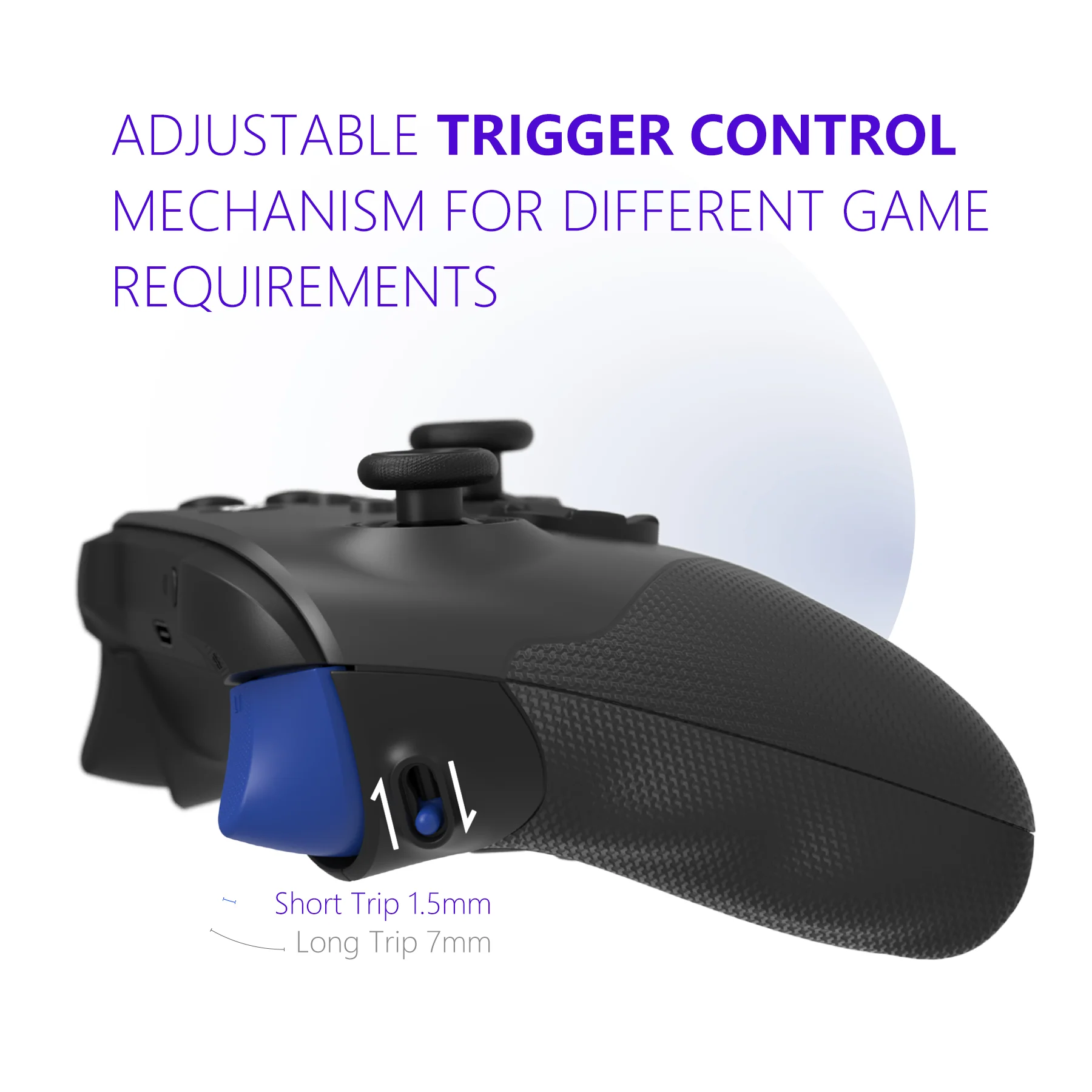 HEXGAMING ULTRA X Controller for XBOX, PC, Mobile - Light Violet - Image 6