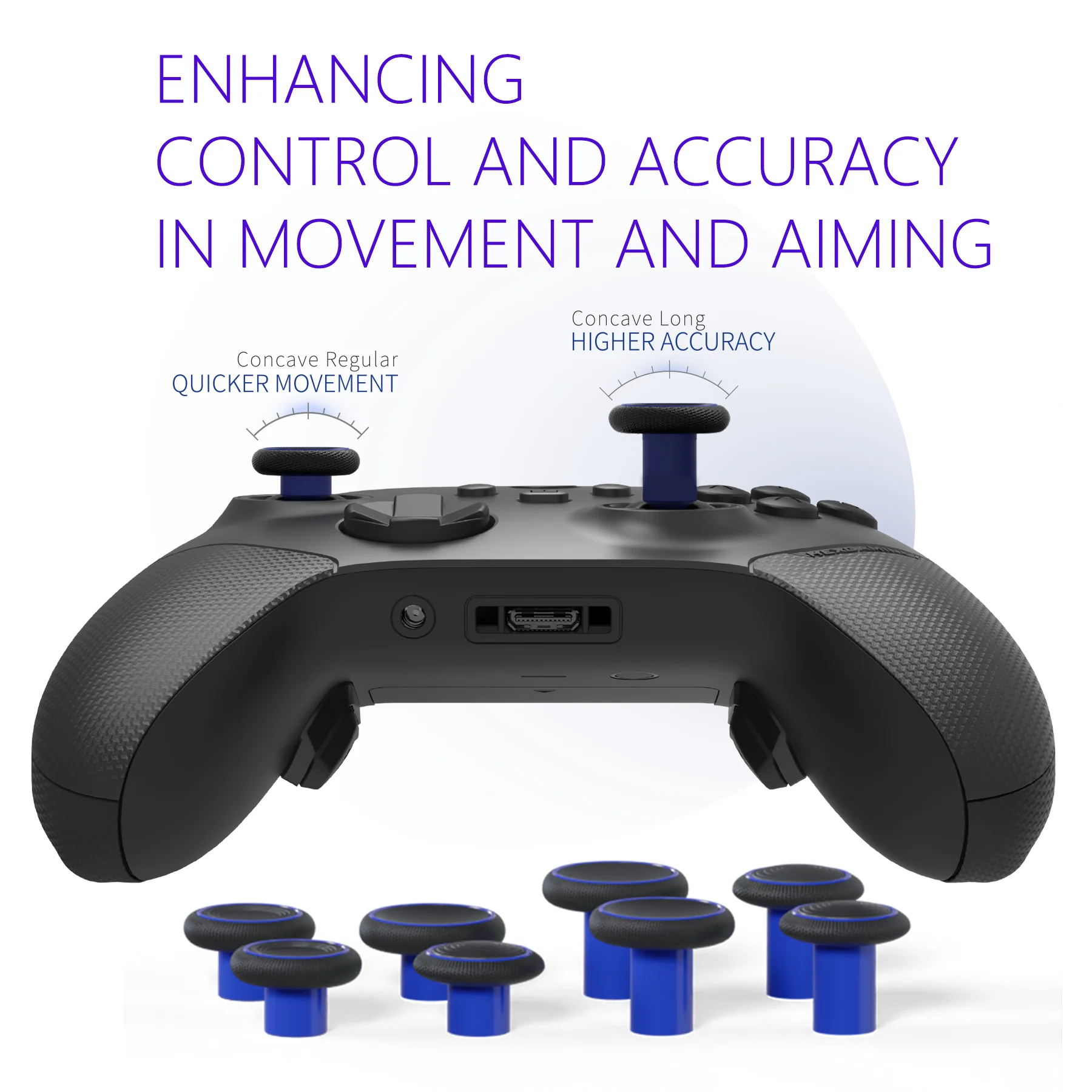HEXGAMING ULTRA X Controller for XBOX, PC, Mobile - Light Violet - Image 7